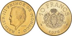 World Coins - Coin, Monaco, Rainier III, 10 Francs, 1976, , Copper-Nickel-Aluminum