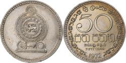 World Coins - Sri Lanka, 50 Cents, 1972, Copper-nickel, , KM:135.1