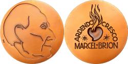World Coins - France, Medal, Littérature, Marcel Brion, Arts & Culture, 1983, Gid,