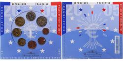 World Coins - France, 1 Cent to 2 Euro, euro set, 2005, Monnaie de Paris, BU,