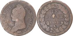 World Coins - Coin, France, Dupré, Decime, AN 5, Paris, , Copper, Gadoury:187