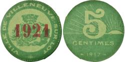 World Coins - Coin, France, Ville de Villeneuve-sur-Lot, Villeneuve-sur-Lot, 5 Centimes, 1921