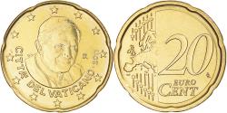 World Coins - VATICAN CITY, 20 Euro Cent, 2011, Rome, , Brass, KM:386
