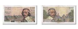 World Coins - Banknote, France, 1000 Francs, 1 000 F 1953-1957 ''Richelieu'', 1955
