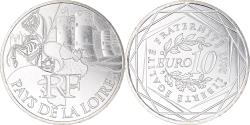 World Coins - France, 10 Euro, Pays de la Loire, 2011, , Silver