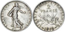 World Coins - Coin, France, Semeuse, 2 Francs, 1910, Paris, , Silver, KM:845.1