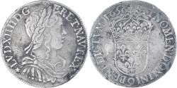World Coins - Coin, France, Louis XIV, 1/2 Écu à la mèche longue, 1656, Rennes,