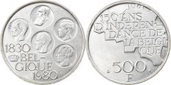 World Coins - Coin, Belgium, Baudouin I, 500 Francs, 500 Frank, 1980, Brussels,