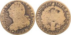 World Coins - Coin, France, Louis XVI, 2 Sols, 1792 / AN 4, Metz, , Métal de cloche