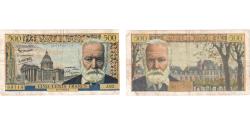World Coins - France, 500 Francs, Victor Hugo, 1957-02-07, J.82, VF(30-35)