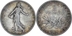 World Coins - Coin, France, Semeuse, 2 Francs, 1901, , Silver, Gadoury:532
