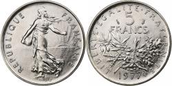 World Coins - France, 5 Francs, Semeuse, 1977, Pessac, Copper-nickel, , Gadoury:771