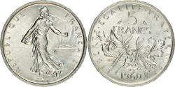 World Coins - Coin, France, Semeuse, 5 Francs, 1960, , Silver, KM:926, Gadoury:770