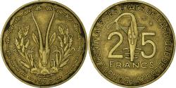 World Coins - Coin, West African States, 25 Francs, 1975, , Aluminum-Bronze, KM:5