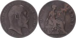World Coins - Coin, Great Britain, Penny, 1902
