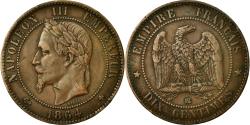 World Coins - Coin, France, Napoleon III, Napoléon III, 10 Centimes, 1864, Strasbourg