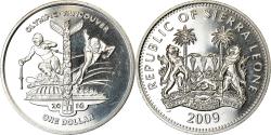 World Coins - Coin, Sierra Leone, Dollar, 2009, British Royal Mint, Jeux olympiques d'hiver
