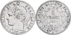 World Coins - FRANCE, Cérès, Franc, 1851, Paris, KM #759.1, , Silver, Gadoury #457, 4