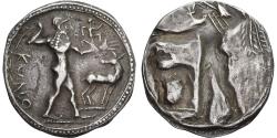 Ancient Coins - Bruttium, Stater, ca. 500-480 BC, Kaulonia, Silver, , HGC:1-1417, HN