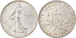World Coins - Coin, France, Semeuse, Franc, 1915, Paris, , Silver, KM:844.1