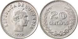 World Coins - Coin, Colombia, 20 Centavos, 1973, , Nickel Clad Steel, KM:246.1