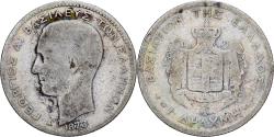 World Coins - Coin, Greece, George I, Drachma, 1873, Paris, , Silver, KM:38