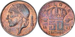 World Coins - Coin, Belgium, 50 Centimes, 1991