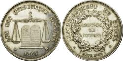 World Coins - France, Token, Notaires de l'Arrondissement de Semur, Côte d'Or, 1867