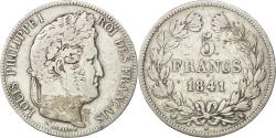 World Coins - Coin, France, Louis-Philippe, 5 Francs, 1841, Bordeaux, , Silver