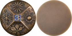 World Coins - France, Medal, 3e Millénaire, Bronze, Colorized,