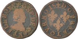 World Coins - FRENCH STATES, CHÂTEAU-REGNAULT, 2 Deniers, Tournois, Copper,
