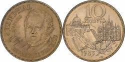 World Coins - France, 10 Francs, Stendhal, 1983, Pessac, Tranche A, Copper-nickel Aluminium