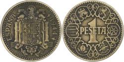 World Coins - Spain, Peseta, 1944