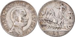 World Coins - Coin, Italy, Vittorio Emanuele III, Lira, 1913, Rome, , Silver, KM:45