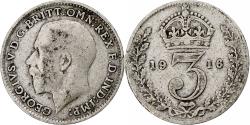 World Coins - Great Britain, George V, 3 Pence, 1916, , Silver, KM:813