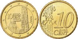 World Coins - Austria, 10 Euro Cent, 2006, Vienna, Nordic gold,