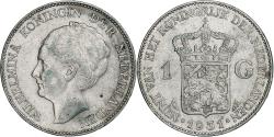 World Coins - Netherlands, Wilhelmina I, Gulden, 1931, Utrecht, Silver,