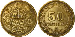 World Coins - Coin, Peru, 50 Soles, 1980, Lima, , Aluminum-Bronze, KM:273