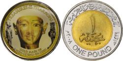 World Coins - Egypt, Token, Trésors des Pharaons, Gold Mask of Wen-Djebau-En-Djed