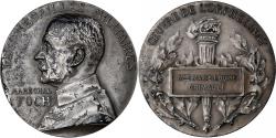 World Coins - France, Medal, Oeuvre de l'Orphelinat, Maréchal Foch, 1975, Silver