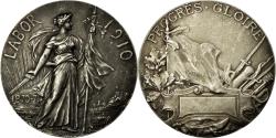 World Coins - France, Medal, Art Nouveau, Labor, Progrès-Gloire, 1910, Lemaire,