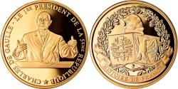 World Coins - France, Medal, Vème République, Charles De Gaulle, , Copper Gilt