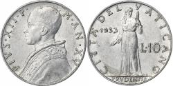 World Coins - Vatican, Pius XII, 10 Lire, 1953, Rome, Aluminum,