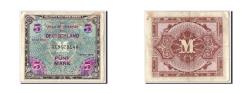 World Coins - Banknote, Germany, 5 Mark, 1944, KM:193a, VF(30-35)