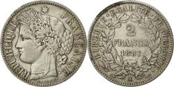 World Coins - Coin, France, Cérès, 2 Francs, 1887, Paris, , Silver, KM:817.1