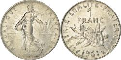 World Coins - Coin, France, Semeuse, Franc, 1961, Paris, , Nickel, KM:925.1