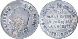 World Coins - Coin, France, Napoleon III, Satirique, Module de 1 Centime, 1870, Frappe