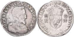 World Coins - France, Henri II, Teston à la tête nue, 1555, Bayonne, Silver,