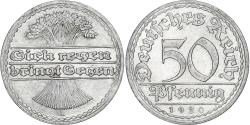 World Coins - Germany, Weimar Republic, 50 Pfennig, 1920, Berlin, Aluminum,