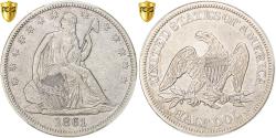 Us Coins - Coin, United States, Seated Liberty Half Dollar, 1861, U.S. Mint, Philadelphia